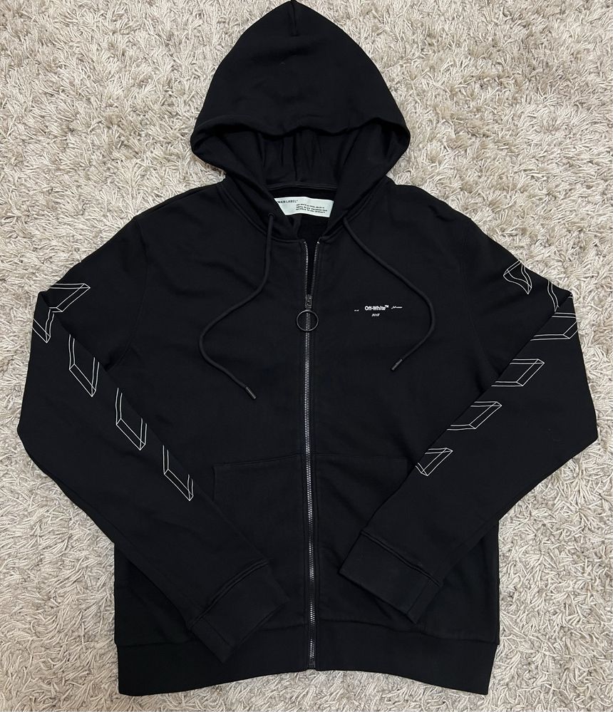 Off white зіп худі