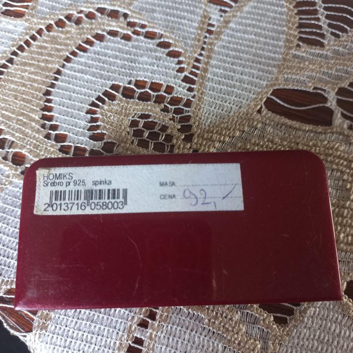 Srebrne spinki do mankietów homiks