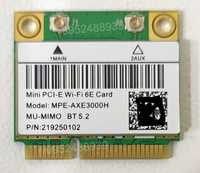 WIFI6 модуль MPE-AXE3000H, Mini PCI-E,  Bluetooth 5.2, 802.11ax/ac