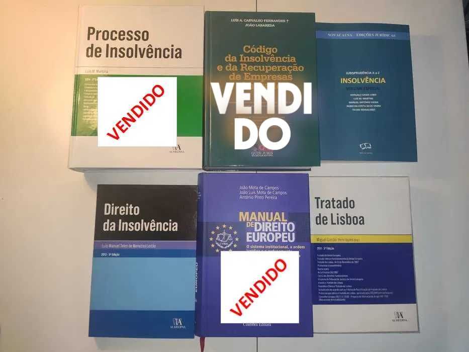 Livros de Contabilidade e Direito : Civil, Comercial, Insolvência, etc