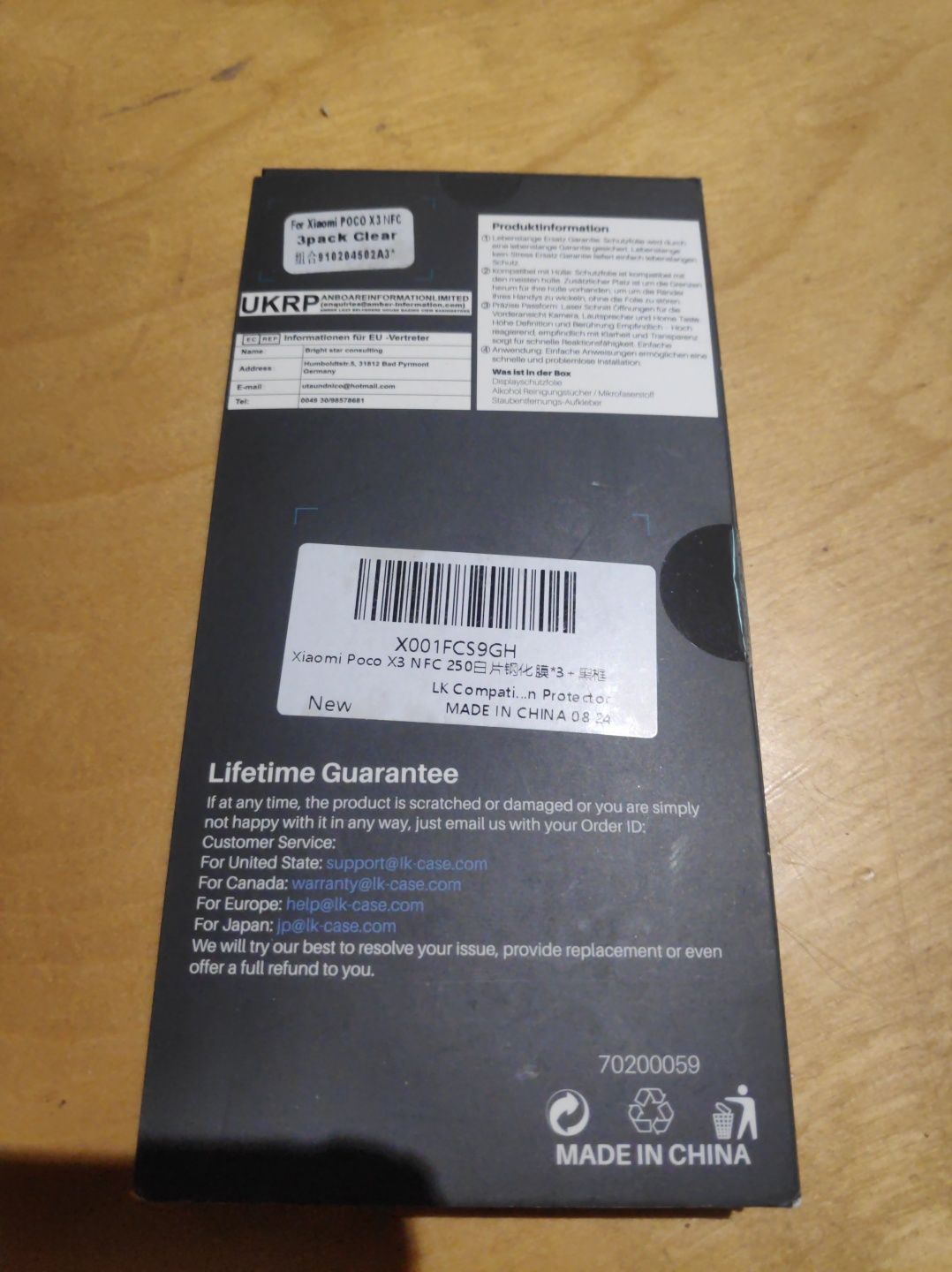 2 Vidros temperados para Pocophone X3 NFC/Pro