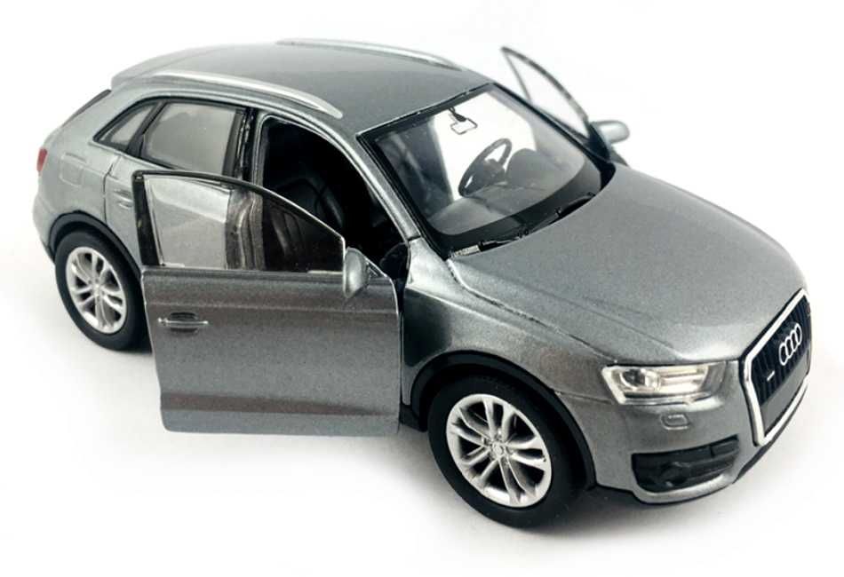 Audi Q3 model WELLY 1:34 grafitowy