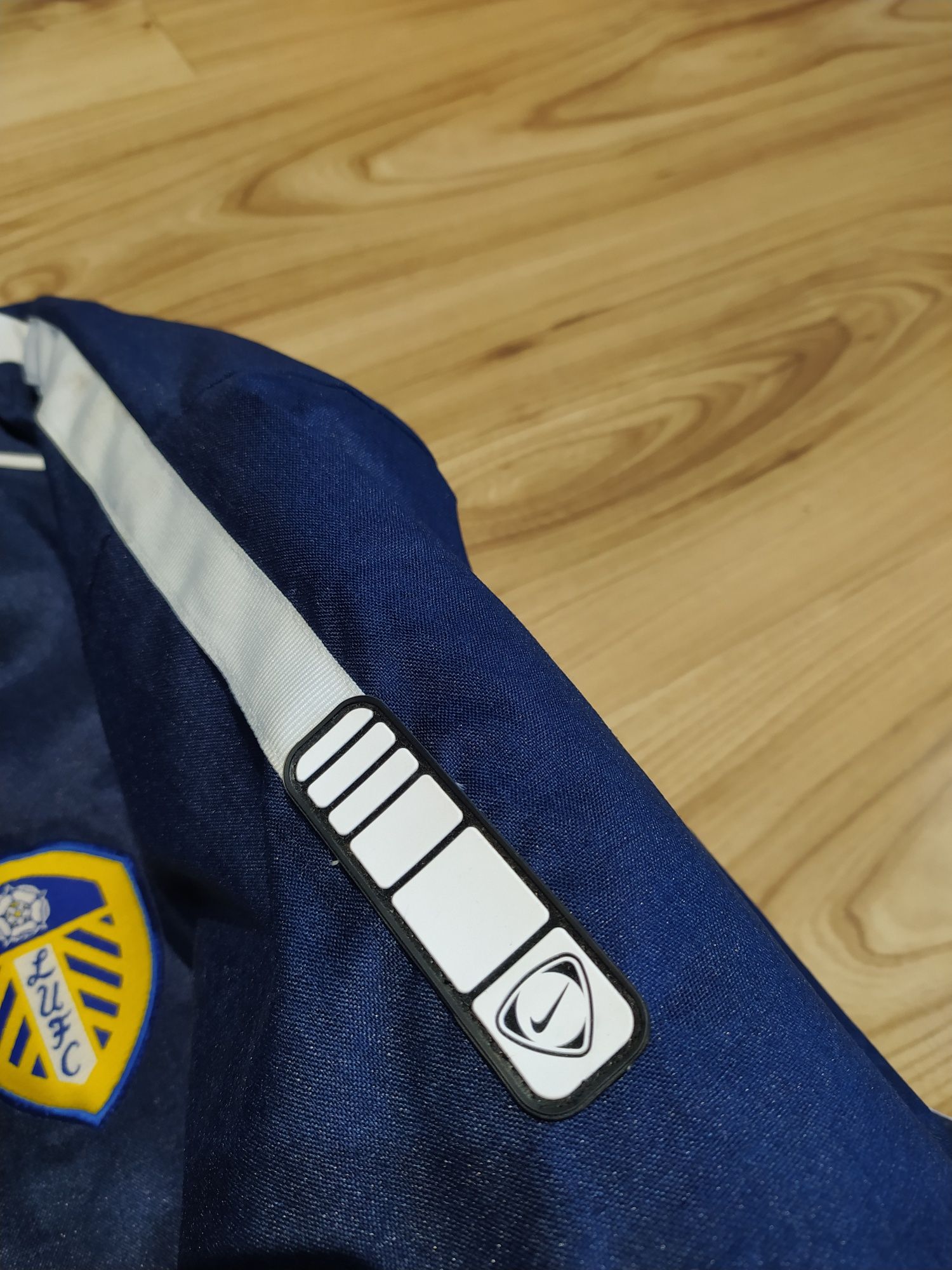 Granatowa Kurtka Nike x Leeds United FC 00s