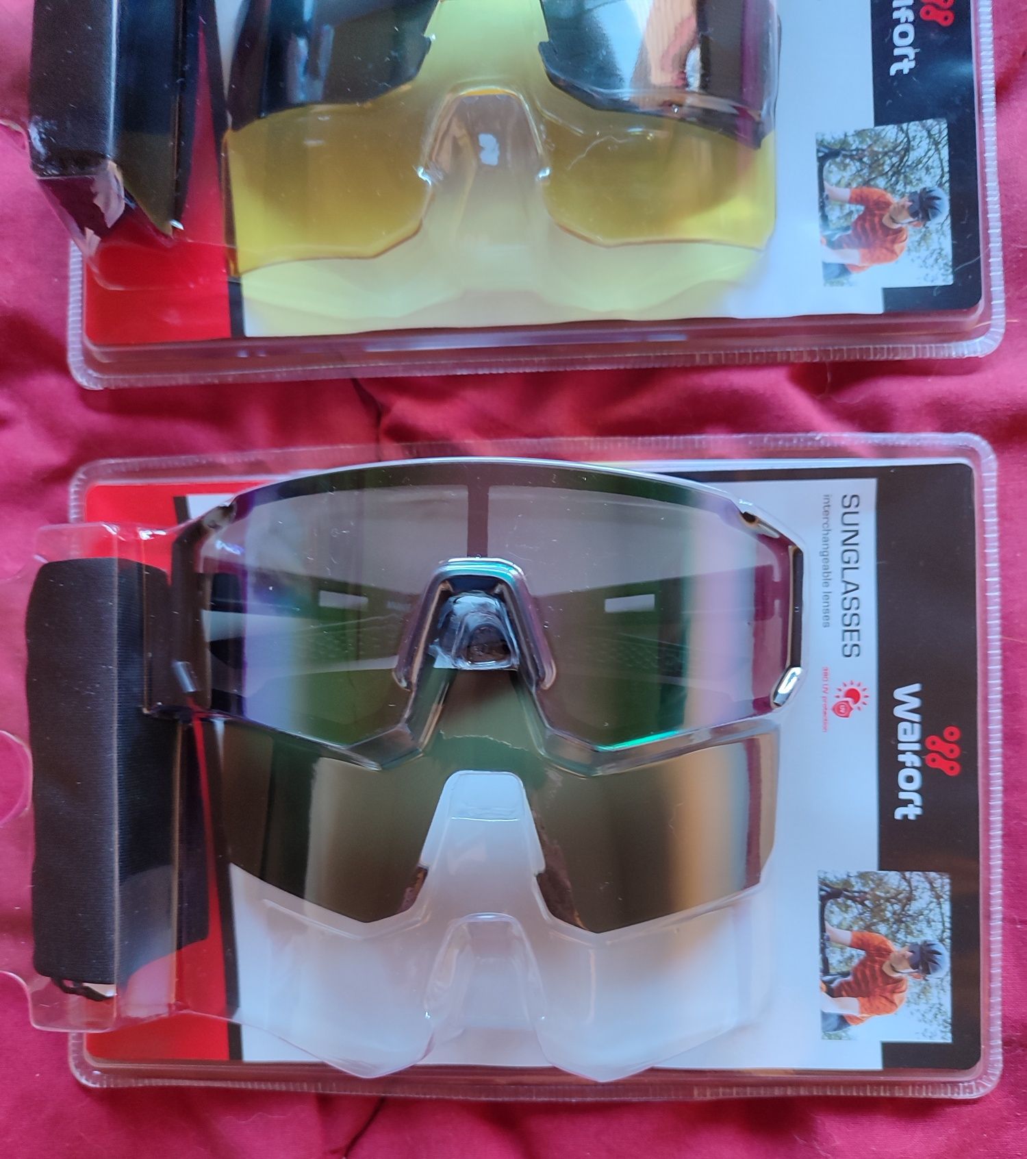 Óculos ciclismo com 3 lentes