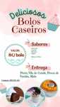 Vendo bolos caseiros