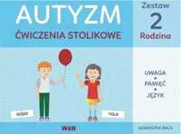 Autyzm. Ćwiczenia stolikowe. Zestaw 2 Rodzina - Agnieszka Bala