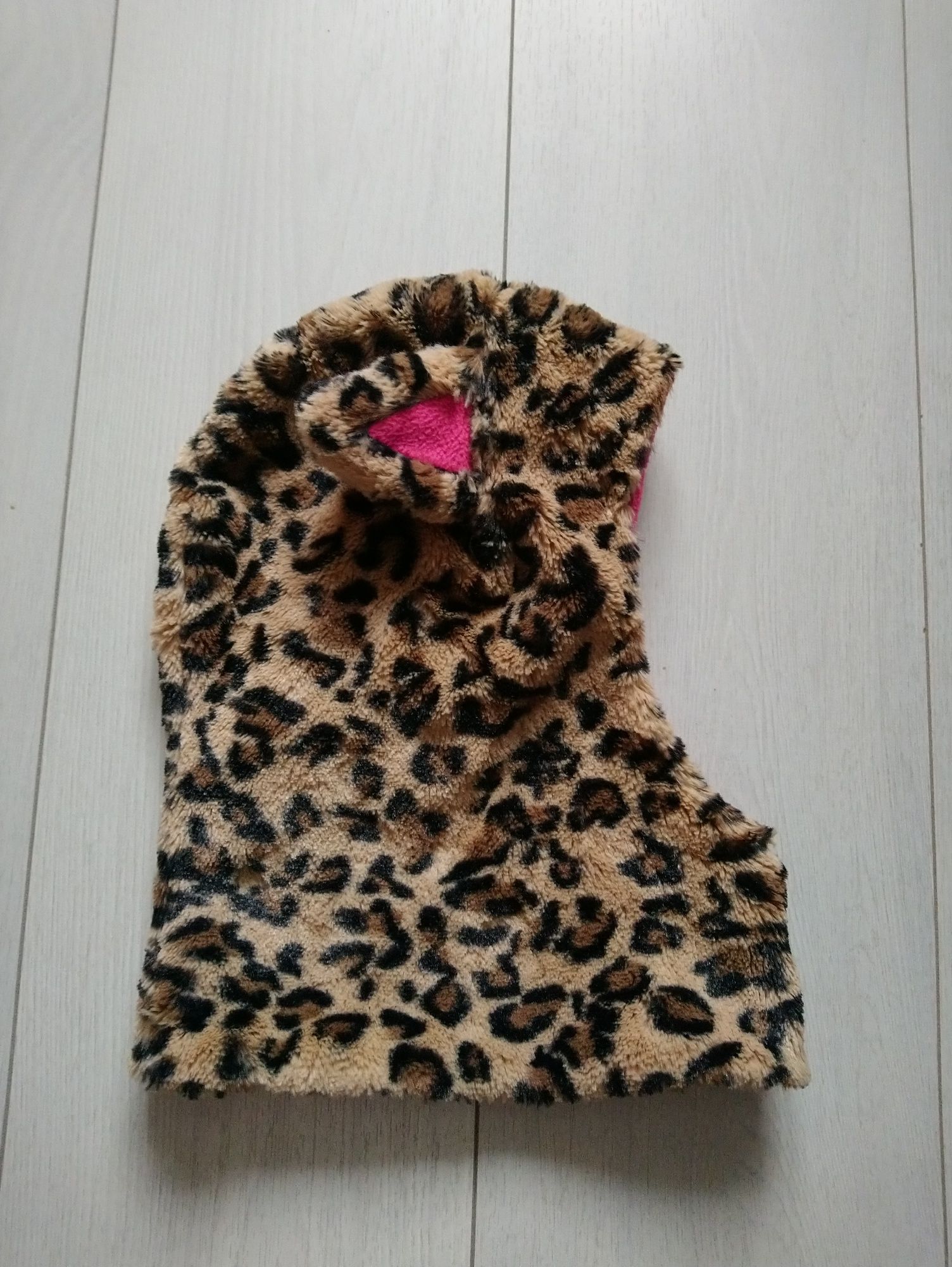 Шапочка маска Котик Леопард 53-54-55 розмір