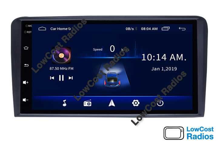 (NOVO) Rádio GPS AUDI A3 (2003 a 2012) ANDROID 14 • USB, DVD, BT, WIFI