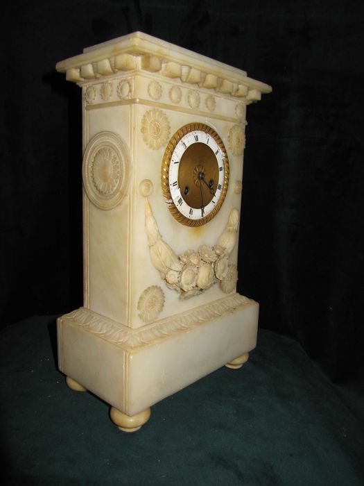 Dobra Cena-MARMUR-Empire zegar kominkowy ok 1830r