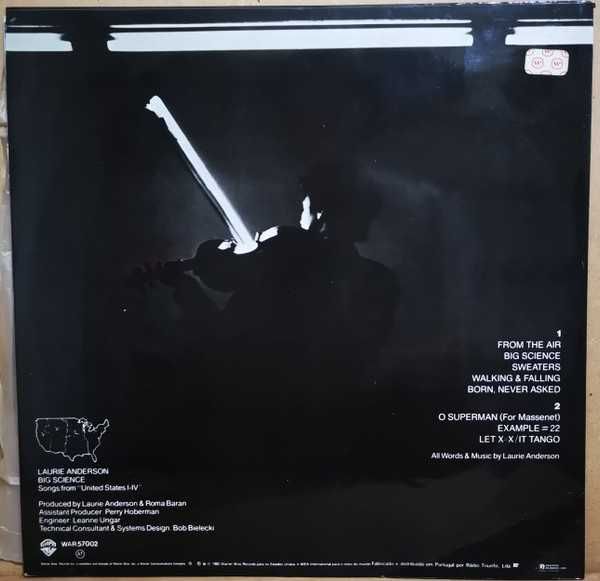 Laurie Anderson	- - - - -	Big Science	- - - - -	LP