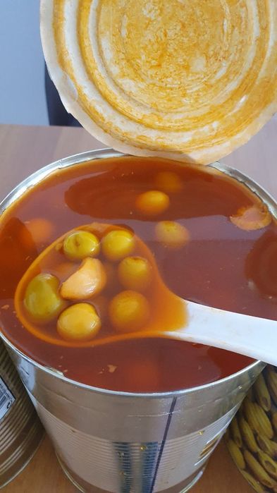 Оливки зелені з кісточкою в іспанському соусі 4,15/2,4 кг Іспанія