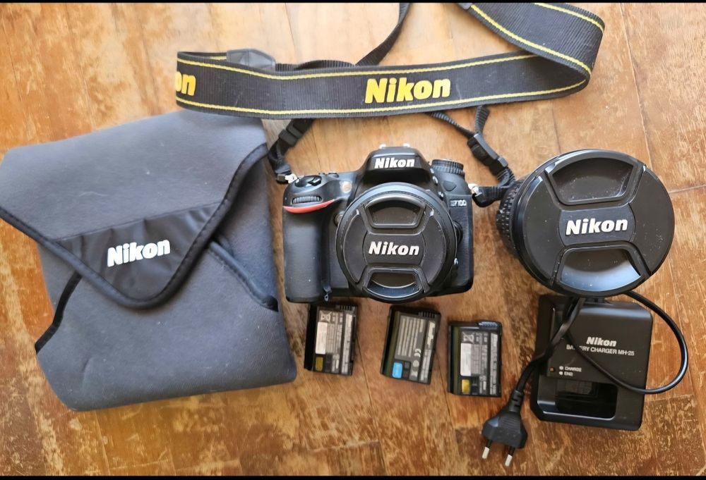 Máquina Nikon D7100 Kit