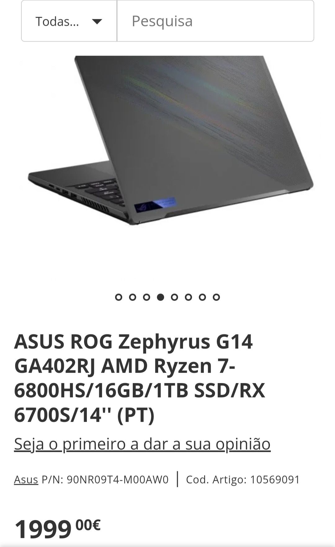 Gaming laptop Asus