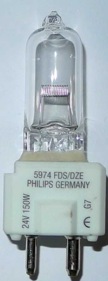 Лампа галоген Philips 5974 24V-150W GY9.5 - Стоматологія лампа