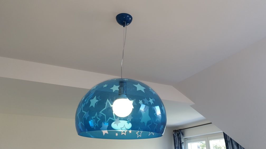 Lampa Kartell Kids FL/Y BLUE STARS pokój dziecięcy
