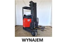 Wynajem wózek czołowy reachtruck boczny Linde R16G triplex 6,2m E16