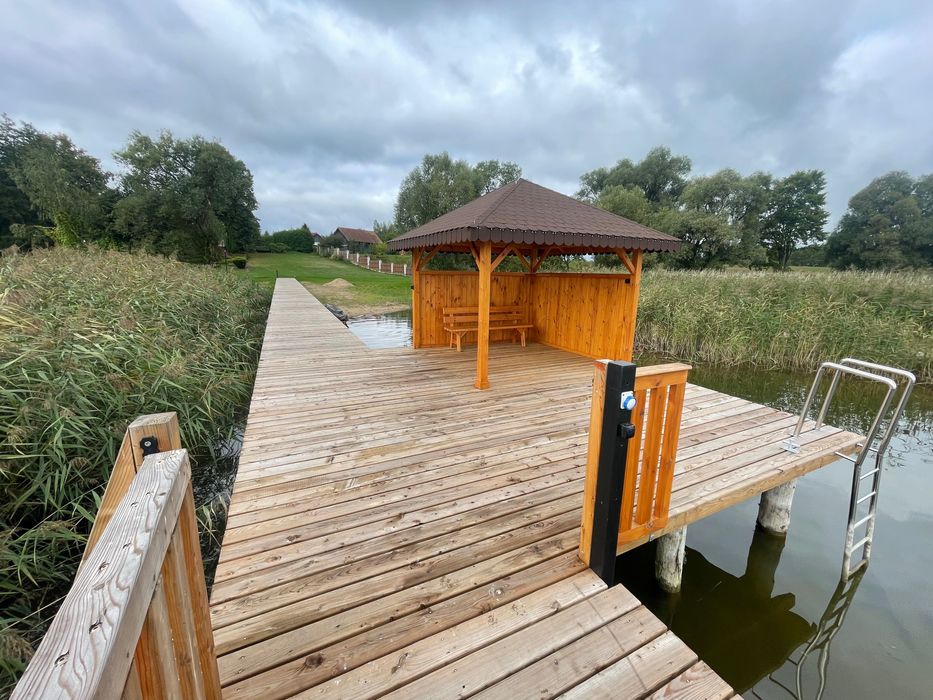 Budowa pomostów,wbijanie pali,kafar,pomosty tradycyjne,palisada