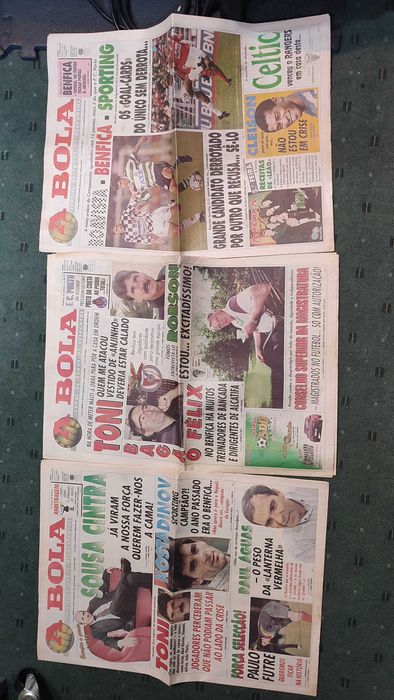 12 Jornais A Bola de 1993