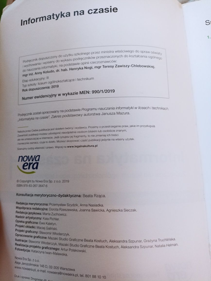 Informatyka na czasie 1