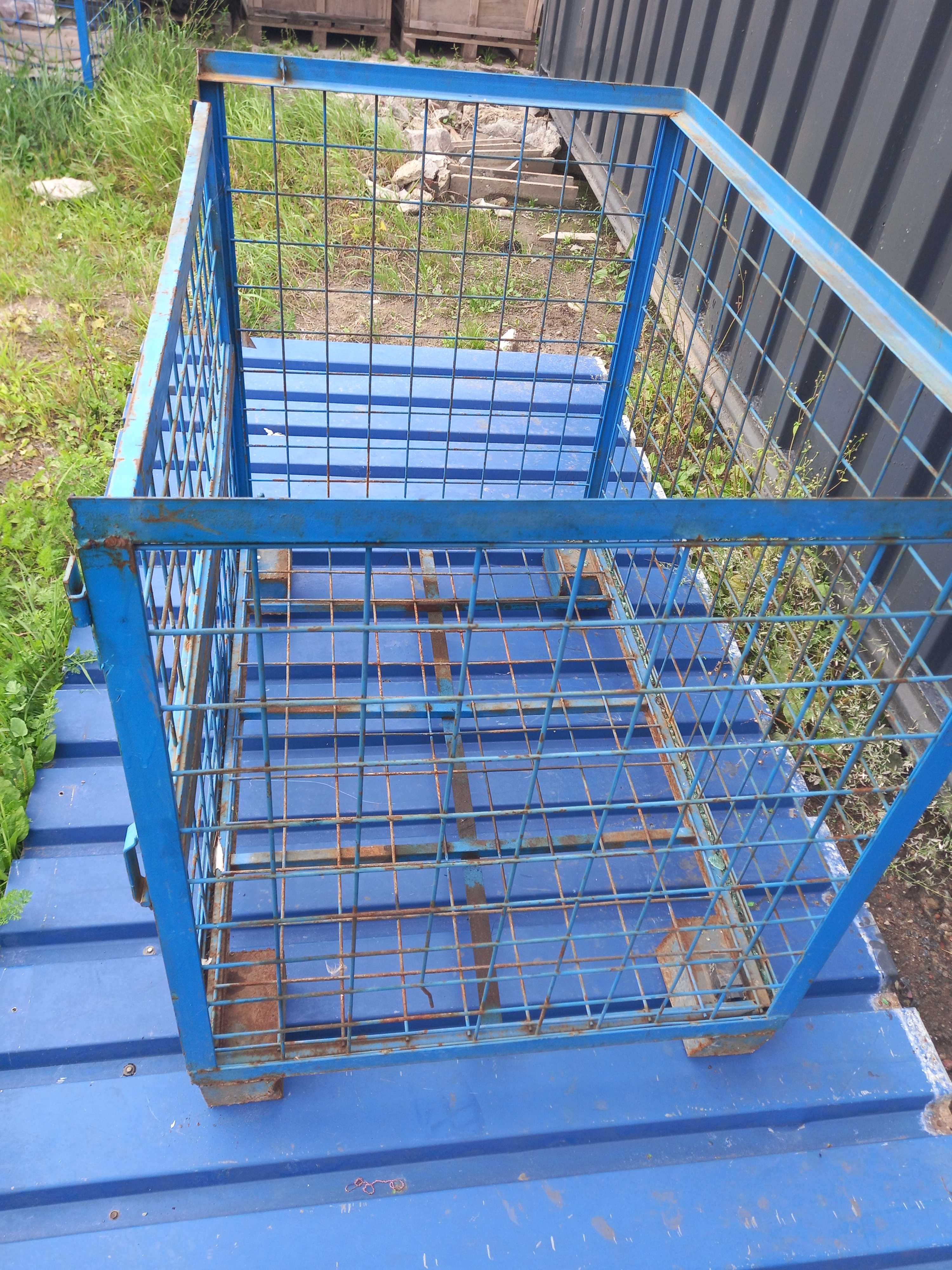 Kosz Paletowy Metalowy Gitterbox Giterbox Skrzynia Euro Kosz Gdańsk