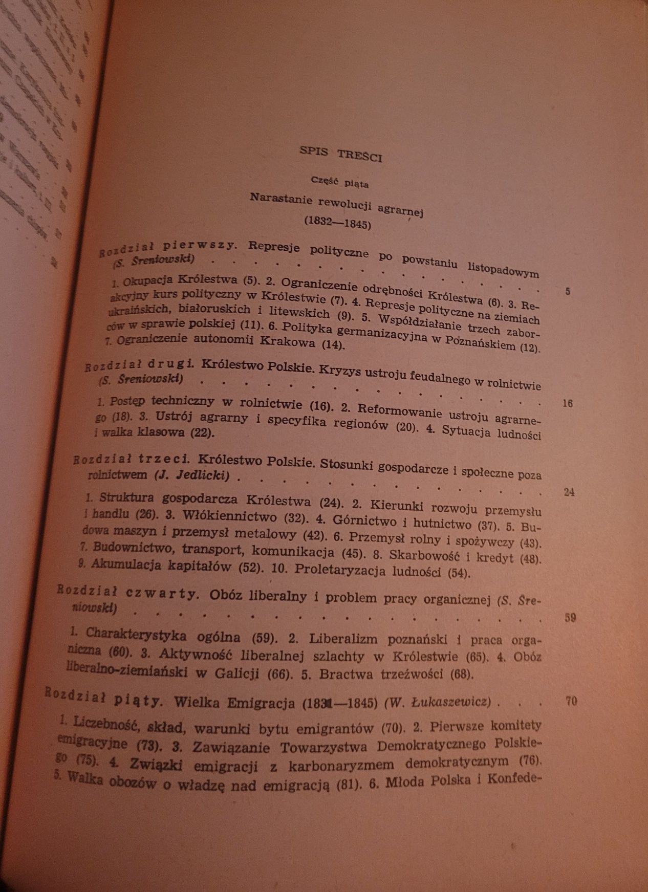 Historia Polski tom II cz. 2,3,4 p.red.St.Kieniewicza,W.Kuli 1959 PWN