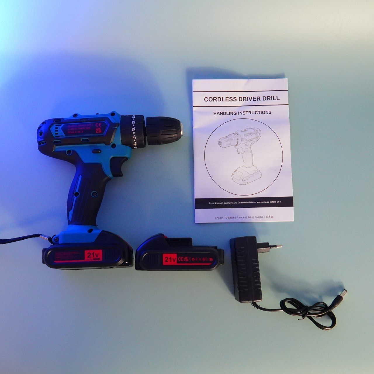Дрель-Шуруповерт с набором бит и сверл Screwdriver Set 24В с насадками