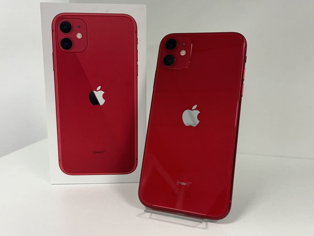 iPhone 11 64GB RED/ bateria 100%/gwara/sklep