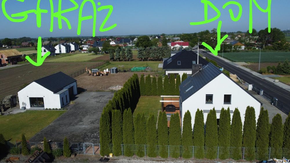 Dom i garaż blisko S5 duża działka