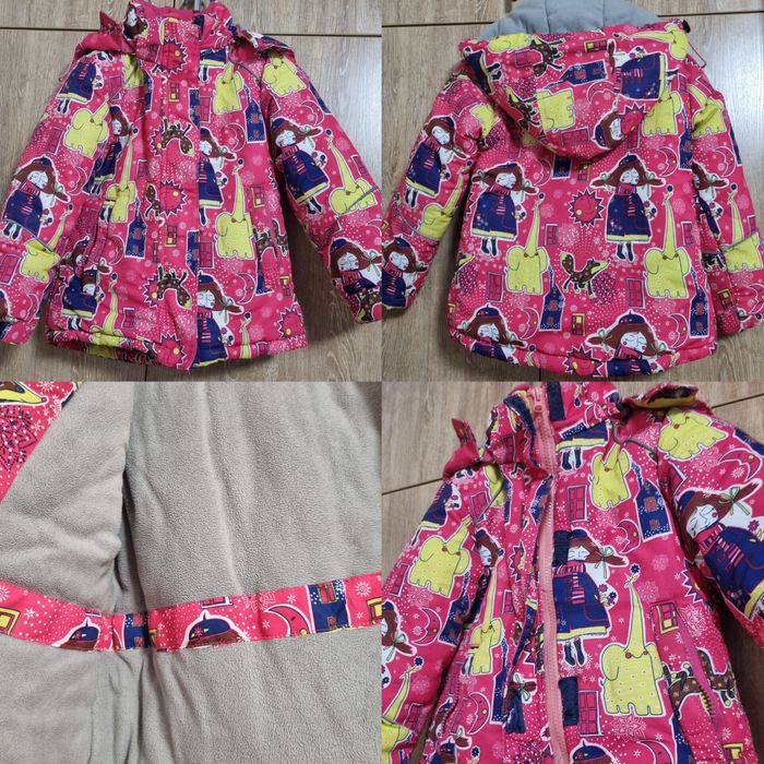 Зимова куртка на дівчинку 110розмір,на 5 років