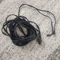 Kabel EURO SCART / SVHS S-Video + Jack, kolor czarn dł. 10my dł.