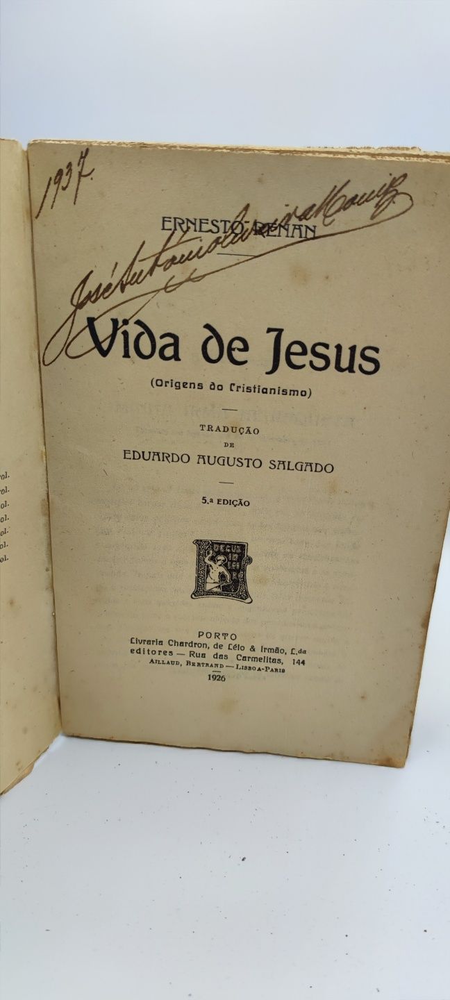 Livro - Ref: CxB - Ernesto Renan - Vida de Jesus