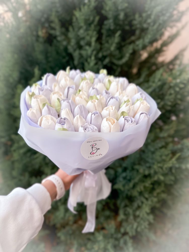 Зефірні квіткові букети
