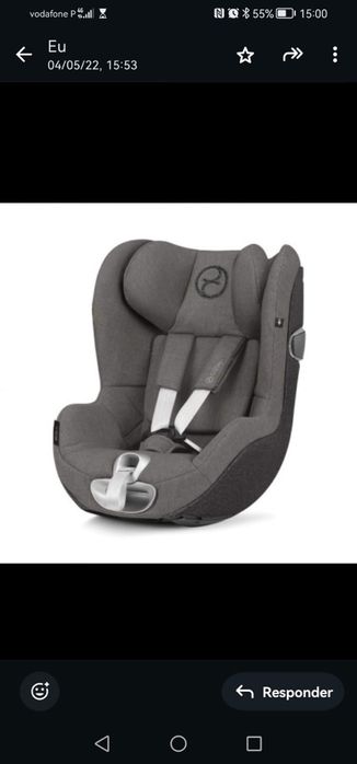 Cadeira auto com esofix da cybex