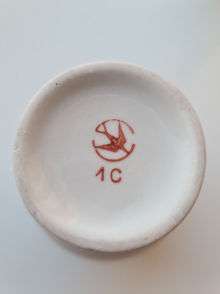 Подсвечник керамика Latvijas Keramika СССР, парфюмерный набор