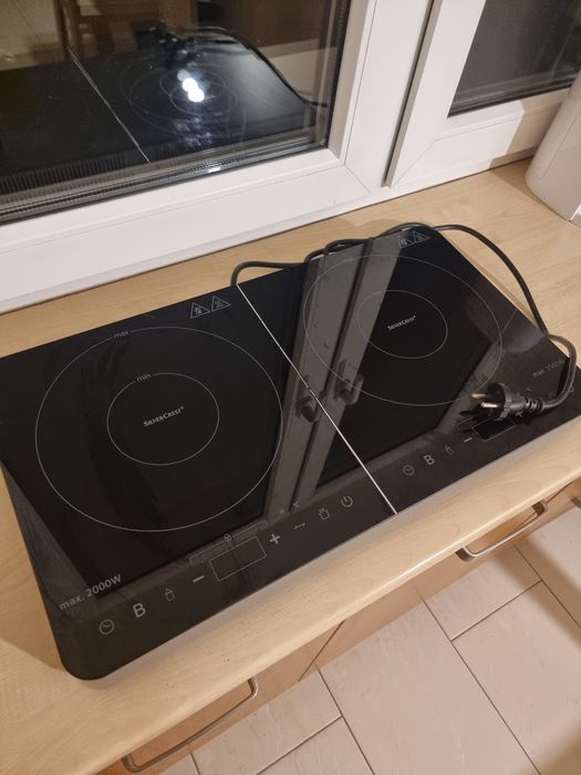 Płyta indukcyjna podwójna przenośna