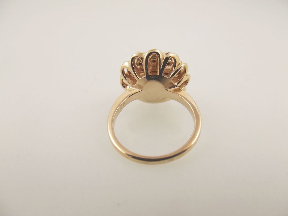 pierścionek złoto 585 brylanty 0,60 karata - 7,50 g