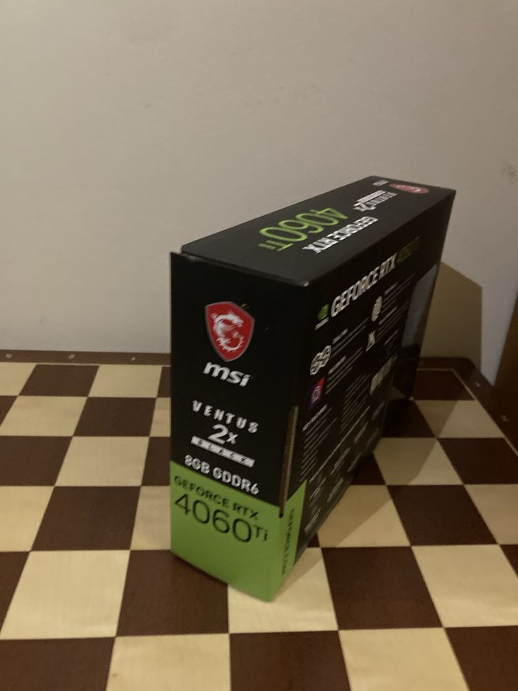 Gráfica MSI NVIDIA GeForce RTX 4060 Ti Ventus 2X 8G OC GDDR6 DLSS3