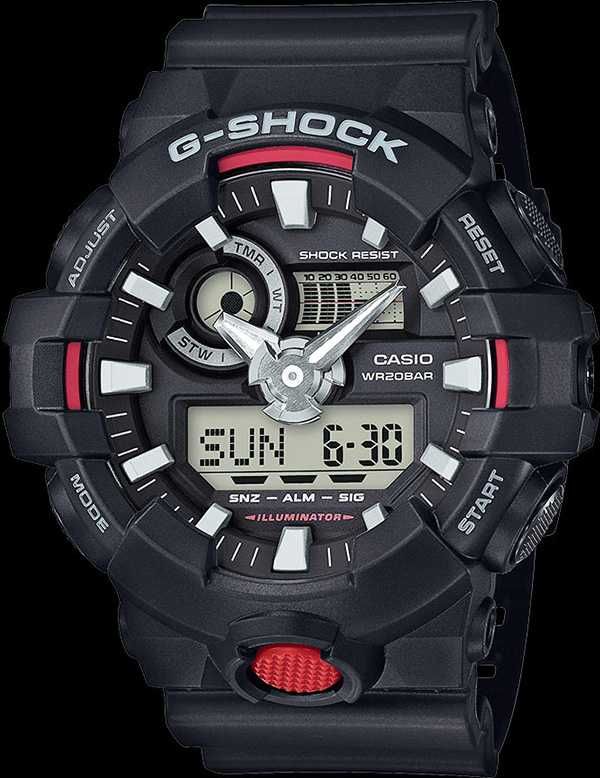 Zegarek męski Casio G-SHOCK GA-700-1AER Nowy od ZIBI, gwarancja