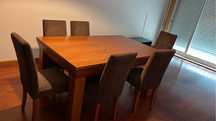 Mesa com 6 Cadeiras Cerejeira Nova