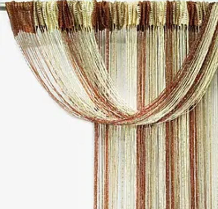 Штора нитка кісея/макарони.