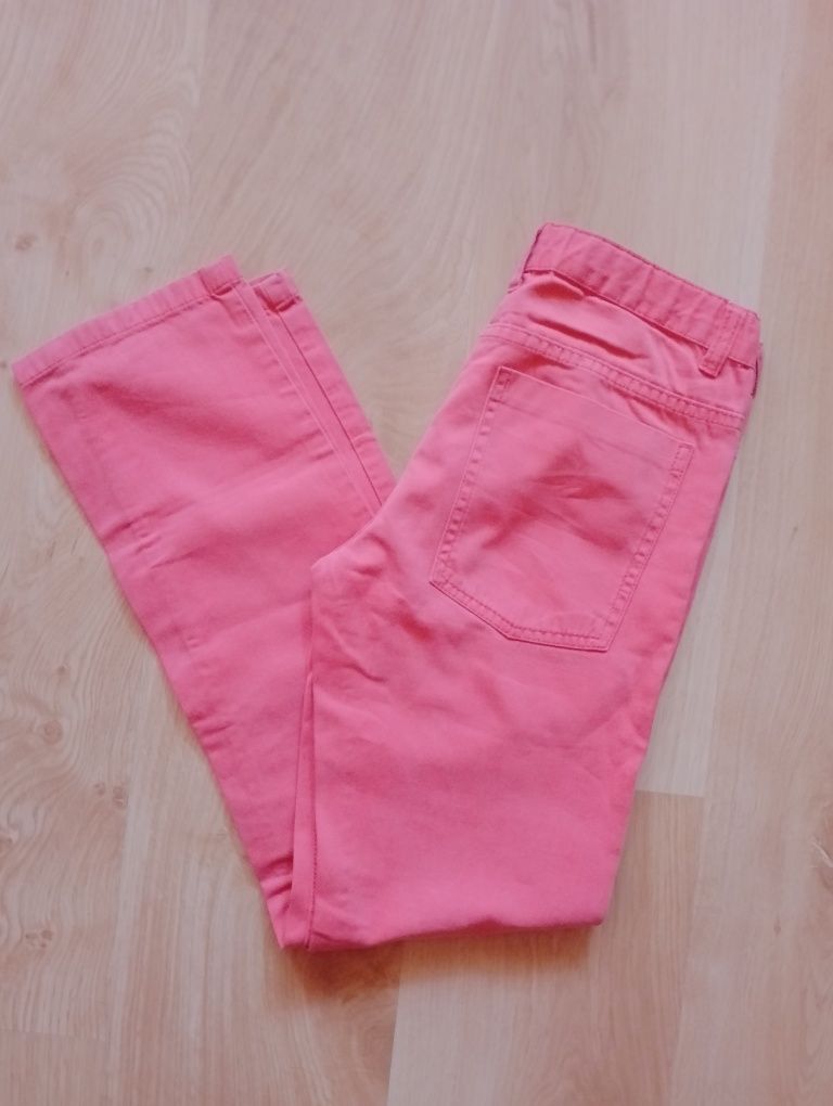 Spodnie na lato łososiowe dla dziewczynki In Extenso r. 143-155 cm
