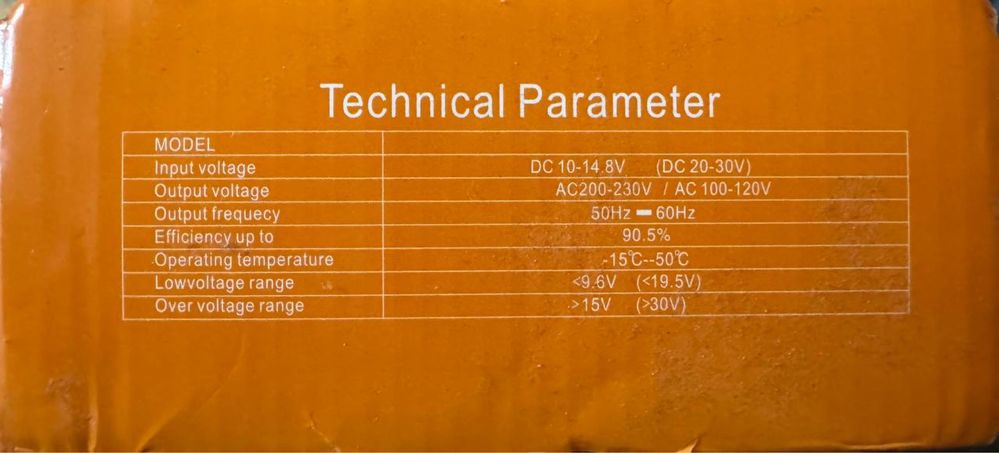 Power Інвертор 500w чистий сінус