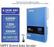 Falownik hybrydowy off grid + on grid 6.2kw 48v
