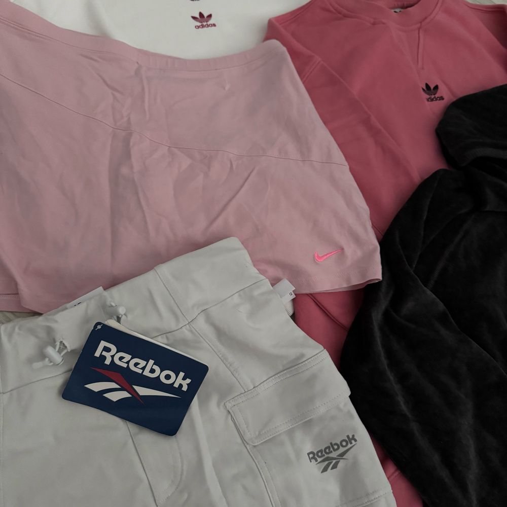 Брендові речі жіночі світшот Adidas Reebok спідниця Nike