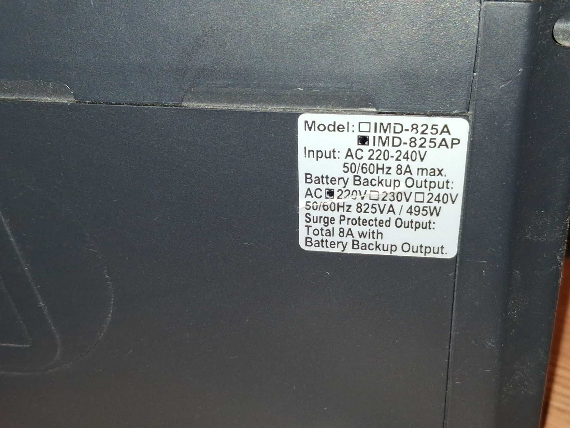 ДБЖ (UPS) Powercom IMD-825AP