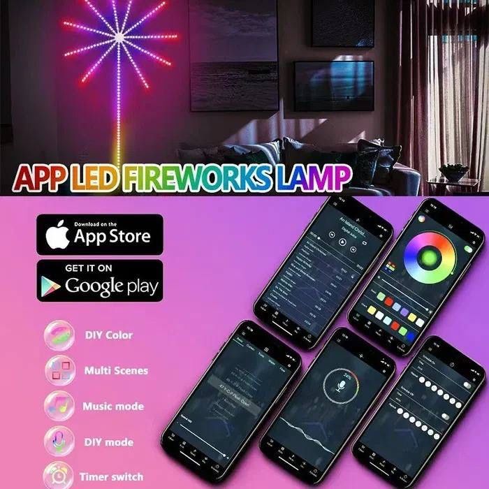 Крутий подарунок-світлодіодна гірлянда SmartFirework