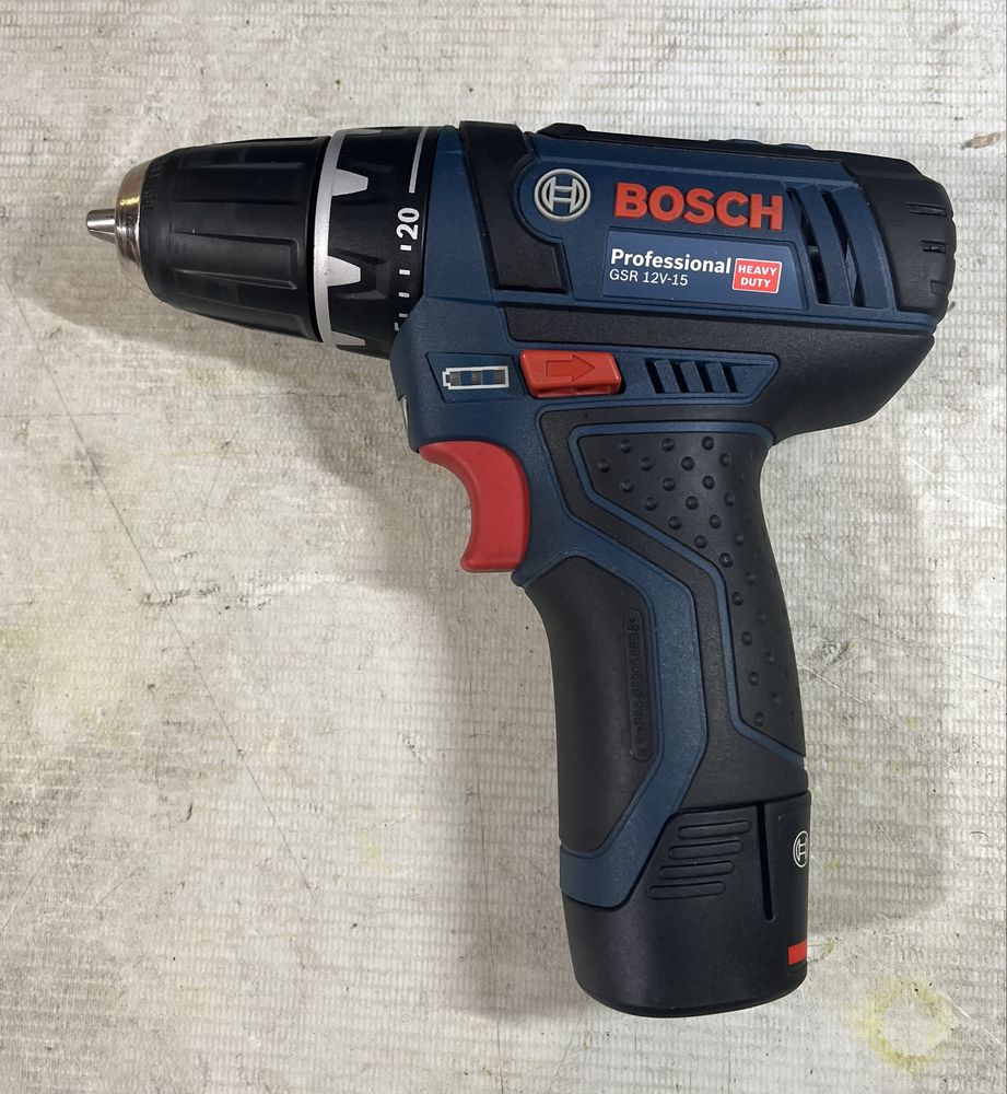 Шуруповерт → Bosch GSR 12V-15 Professional + ДВА АКБ та КЕЙС !