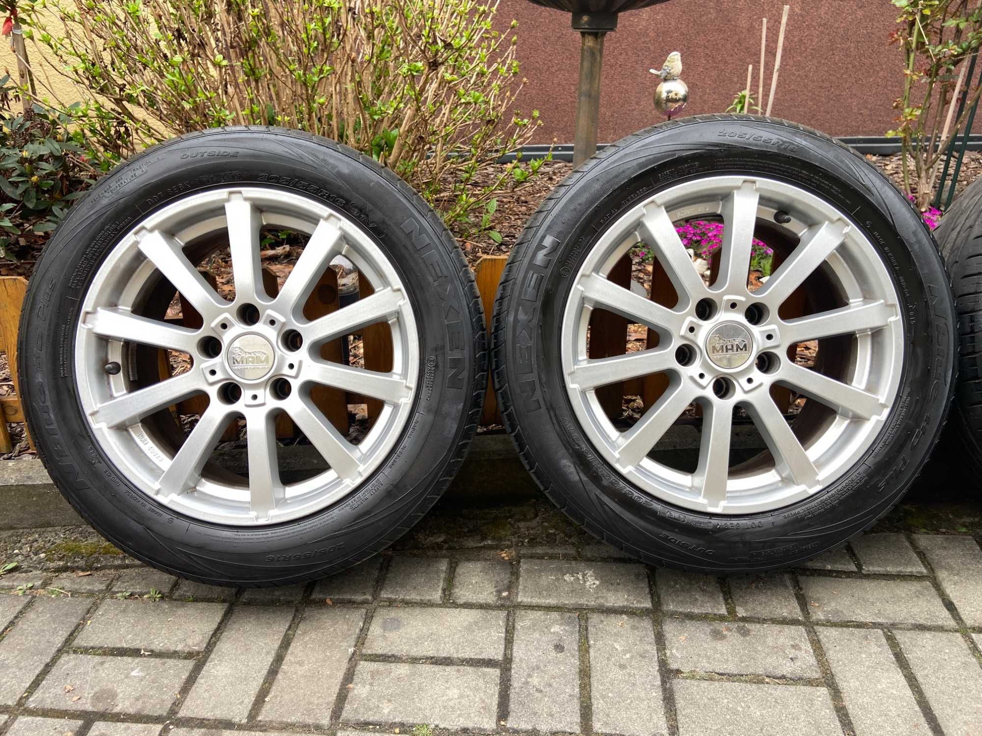 Alufelgi MAM Koła 16 lato 5x112 Golf Passat Touran Caddy E-klasa A3 A4