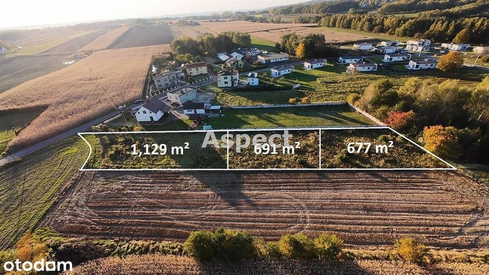 Atrakcyjna działka budowlane w Gorzycach