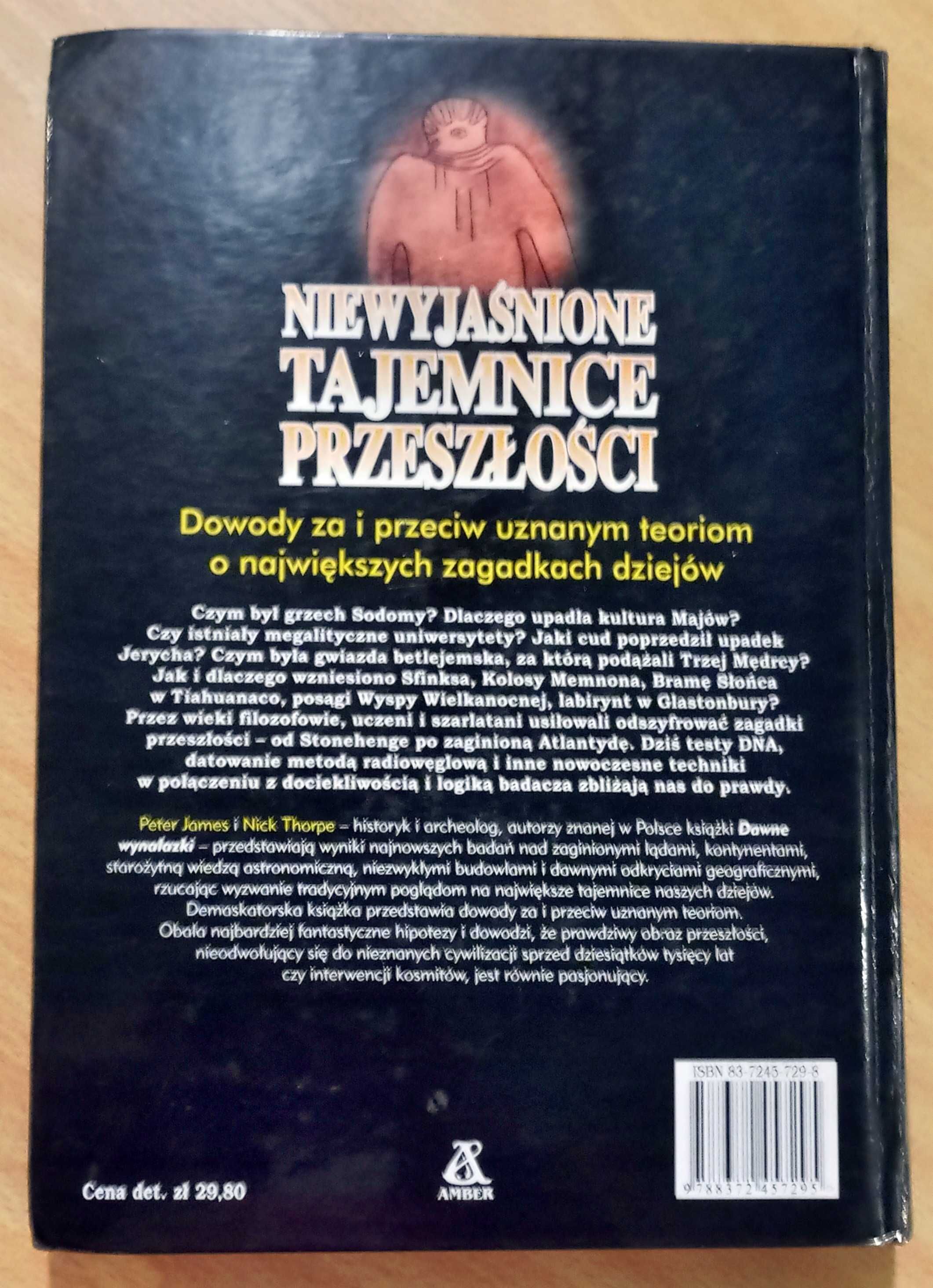 Niewyjaśnione tajemnice przeszłości  Peter James Nick Thorpe